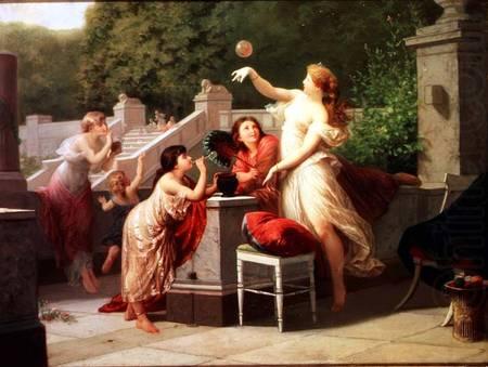 Henri-Pierre Picou Blowing Bubbles china oil painting image